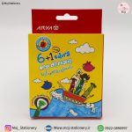 مدادشمعی (پاستل) 1+6 رنگ آریا