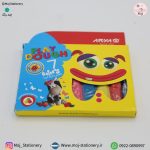 خمیربازی ۷ رنگ جعبه مقوا آریا