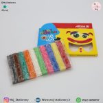 خمیربازی ۱۰ رنگ جعبه مقوا آریا