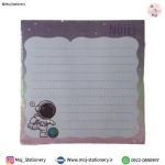 برگه یادداشت فانتزی طرح‌ فضانورد (2)