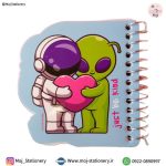 دفترچه سیمی طرح آدم فضایی و فضانورد