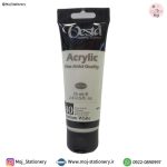 رنگ آکرولیک 75ml کد 40 (Titanium White) برند وستا