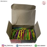 گیره کاغذ رنگی بسته 100 عددی برند پارسیکار - تصویر 2