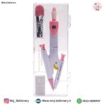 جعبه پرگار صورتی مکانیکال ترتل برند سی‌کلاس