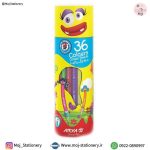 مدادرنگی 36 رنگ لوله‌ای برند آریا