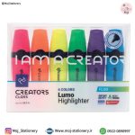 هایلایتر 6 رنگ مدل لومو فلو سی‌کلاس