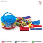 خمیربازی سطلی ۵ رنگ برند آریا