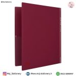 کلاسور 2 حلقه مات زرشکی برند پاپکو - تصویر 3