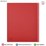 کلاسور 2 حلقه مات قرمز برند پاپکو