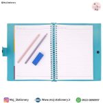 دفتر کلاسوری تیفانی 200 برگ دکمه دار برند پاپکو - تصویر 2