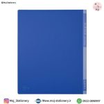 کلاسور 4 حلقه مات آبی برند پاپکو