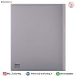 کلاسور 2 حلقه مات نقره‌ای برند پاپکو