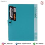 دفتر کلاسوری تیفانی 200 برگ دکمه دار برند پاپکو