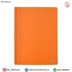 پوشه گیره‌دار نارنجی (کلیپ فایل گیره‌دار) برند پاپکو