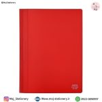 پوشه گیره‌دار قرمز (کلیپ فایل گیره‌دار) برند پاپکو