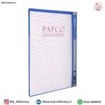 پوشه گیره‌دار آبی (کلیپ فایل گیره‌دار) برند پاپکو - تصویر 4