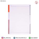 ورق یدک دفتر کلاسوری یک خط (بسته ۱۰۰ عددی) برند پاپکو