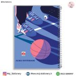 دفتر - برگ طرح کلاسیک بسکتبال برند نهال