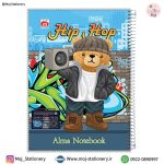 دفتر 80 برگ تدی هیپ‌هاپ برند نهال