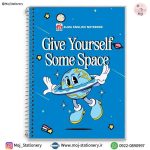 دفتر زبان2 خط طرح کره زمین برند نهال