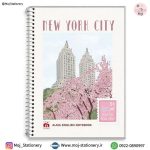 دفتر زبان 2 خط طرح نیویورک (New York) برند نهال